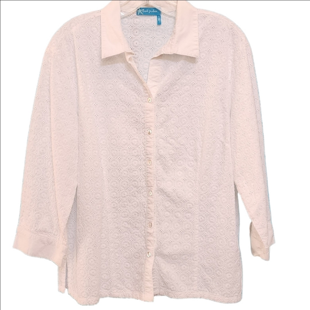 FRESH PRODUCE EYELET TOP